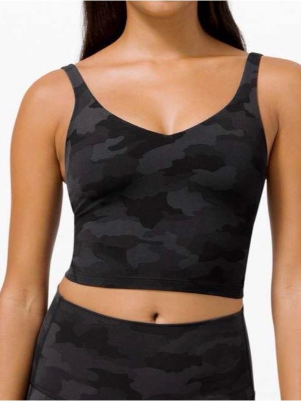 Lululemon black camo align tank